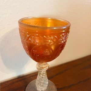 Fenton Amber Goblet